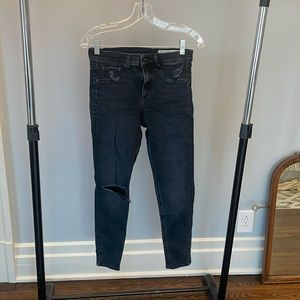 Rag and Bone Black Jean